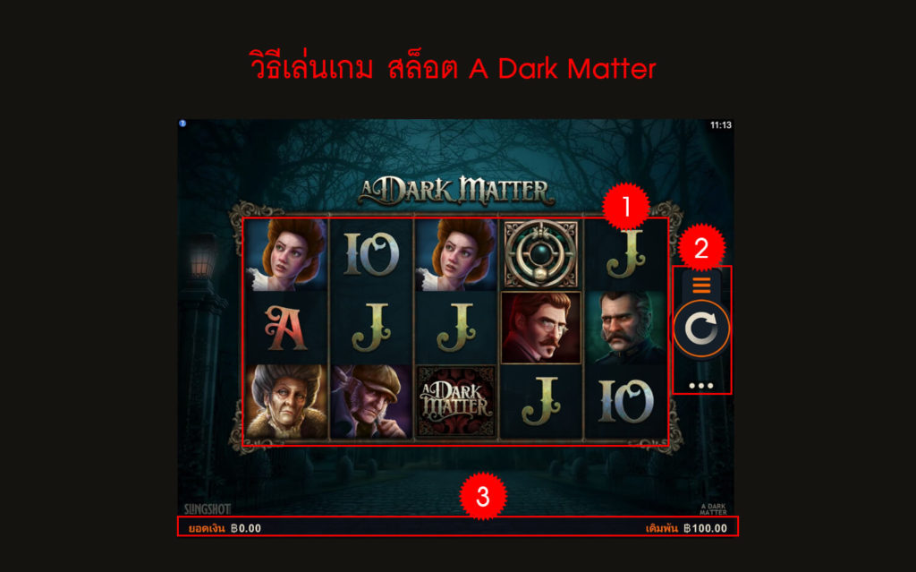 กฎกติกา วิธีเล่น สล็อต A Dark Matter