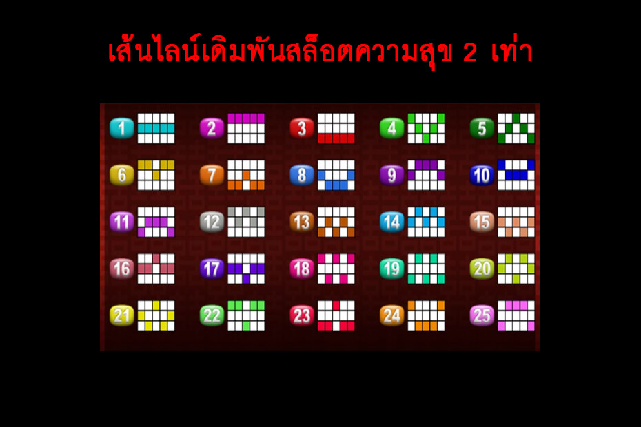 เส้นไลน์เดิมพันของ Double Happiness 