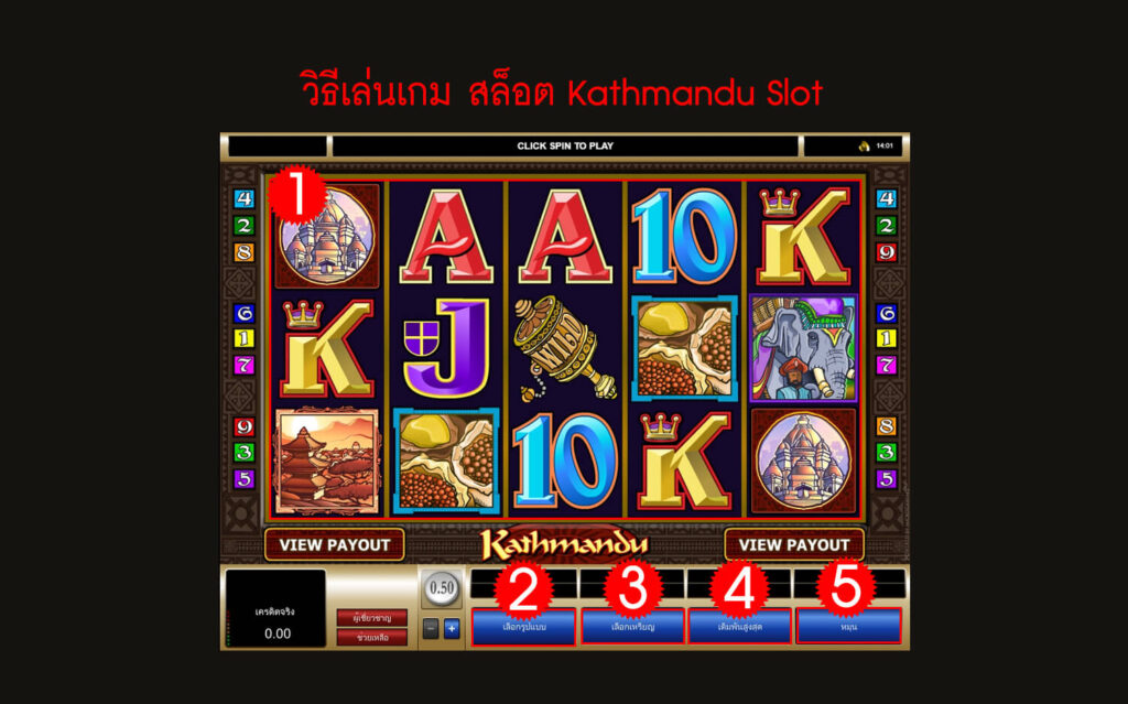 กฎกติกา วิธีเล่นสล็อต Kathmandu Slot
