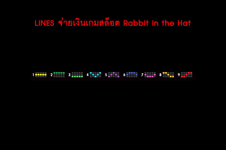 เส้นไลน์วางเดิมพัน Golden Rabbit in the Hat Slot