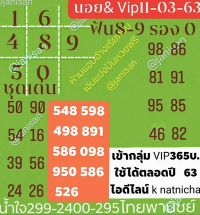 หวยฮานอย 11/3/63 ชุดที่24