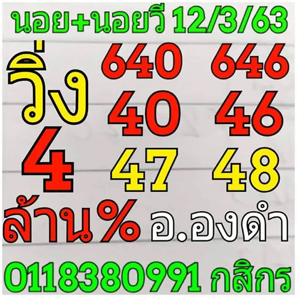หวยฮานอย 12/3/63 ชุด15