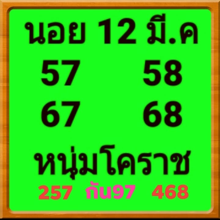 หวยฮานอย 12/3/63 ชุด7