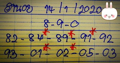 หวยฮานอย 14/1/63 ชุดที่30