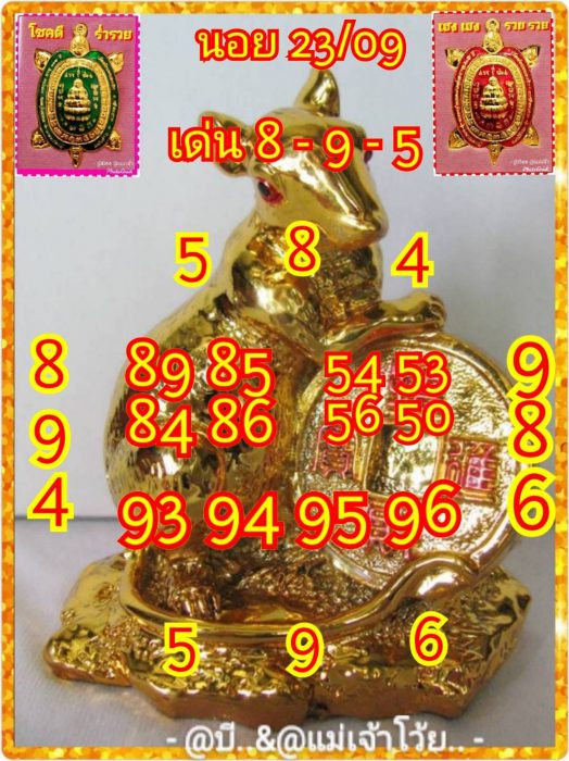 หวยฮานอย 23/9/62