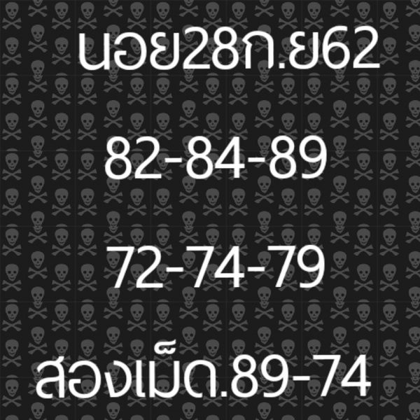 หวยฮานอย 28/9/62