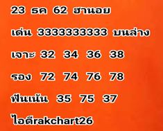 หวยฮานอยวันนี้ 23/12/62 ชุดที่12