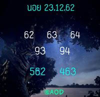หวยฮานอยวันนี้ 23/12/62 ชุดที่2
